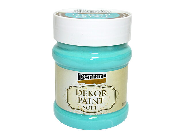 Dekor Paint - křídová vintage barva 230ml - tyrkysově modrá