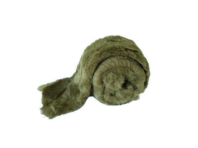 Dekorační kožešina - stuha 8cm 1,5m - trnová zelená