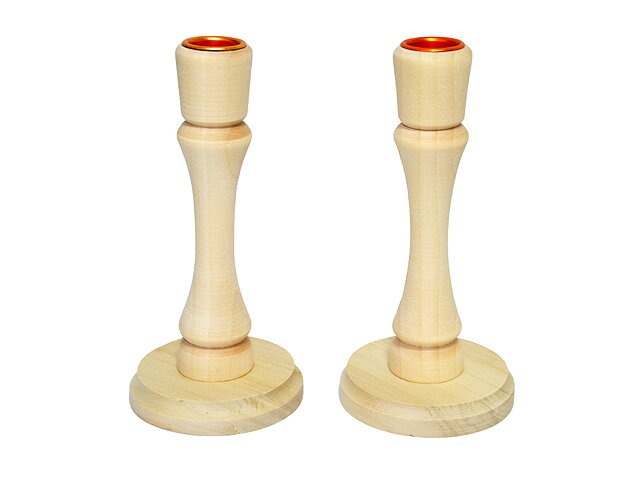 Dřevěný svícen 16,5cm