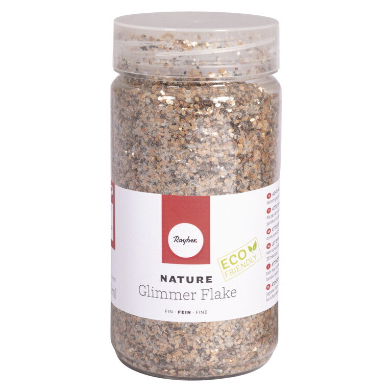 Eko přírodní glitry 370ml - duhové