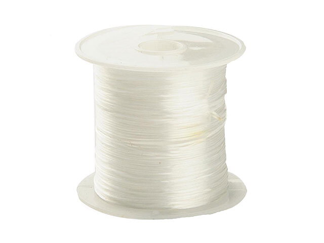 Elastický bižuterní silon kulatý 0,6mm 100m