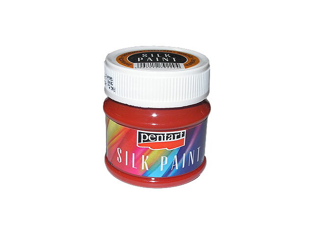 Tekutá barva na hedvábí a textil Pentart - 50ml - terakota