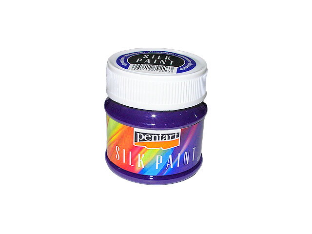 Tekutá barva na hedvábí a textil Pentart - 50ml - ultramarin