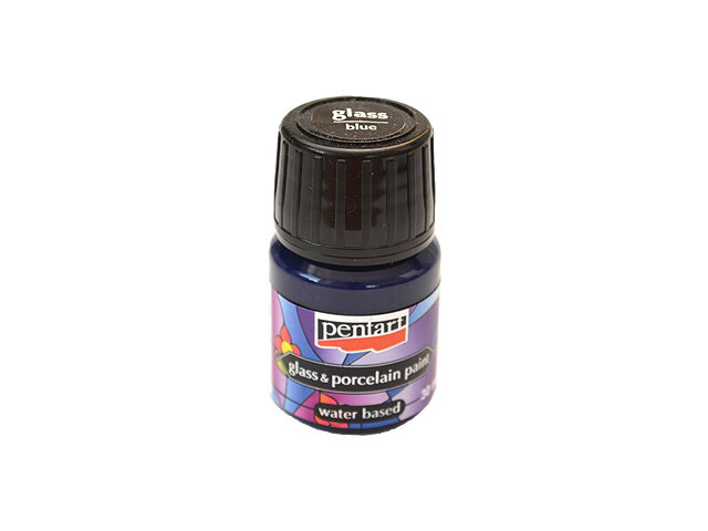 Barva na sklo a porcelán PENTART 30ml - modrá