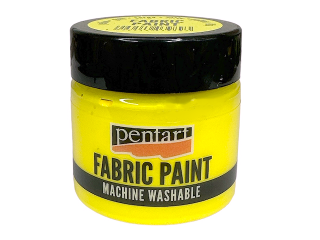 Barva na textil PENTART 50ml - žlutá