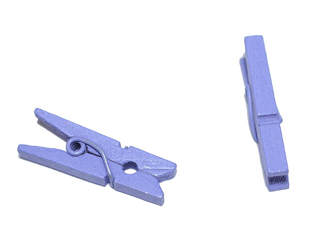 Barevný dřevěný kolíček 2,5cm - levandulový