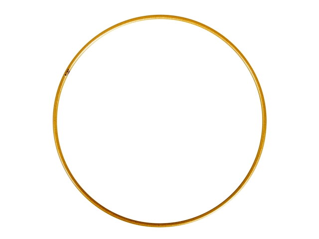Kovový kruh - základ na věnec/lapač snů 25cm - zlatý