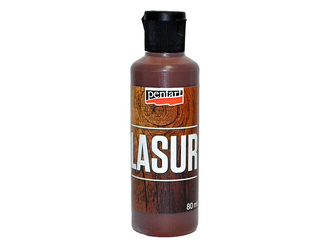 Lazura na dřevo PENTART 80ml - kaštan