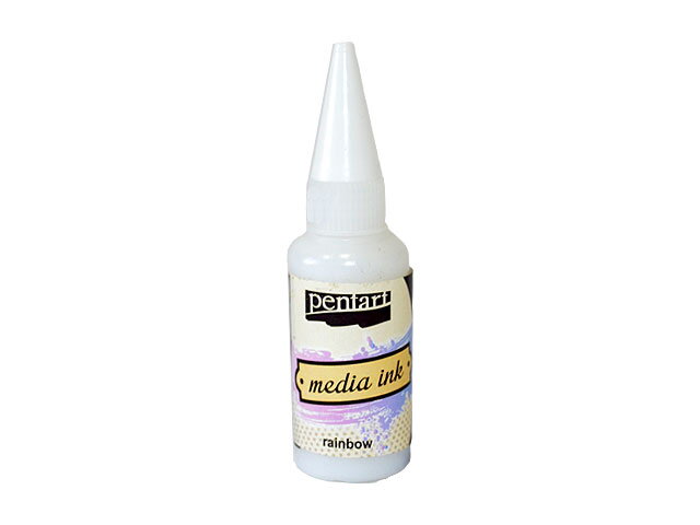 Media ink PENTART - alkoholový inkoust 20ml - duhová perleť