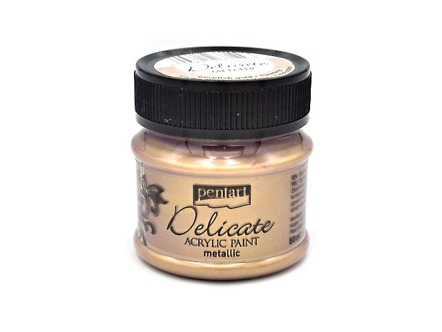 Metalická akrylová barva PENTART DELICATE 50ml - fialovozlatá