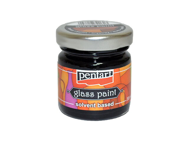 Nevypalovací barva na sklo PENTART 30ml - hnědá