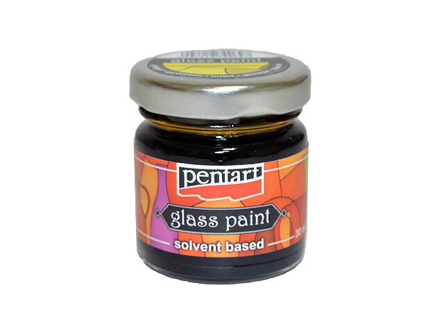 Nevypalovací barva na sklo PENTART 30ml - zázvor