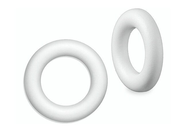Polystyrenový věnec 20 cm