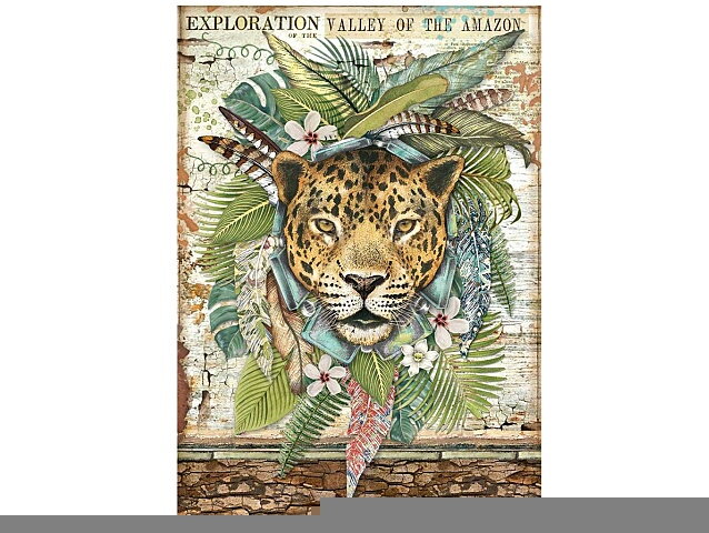Rýžový papír A4 - Amazonia - gepard