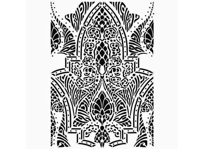 Šablona A4 - symetrický ornament