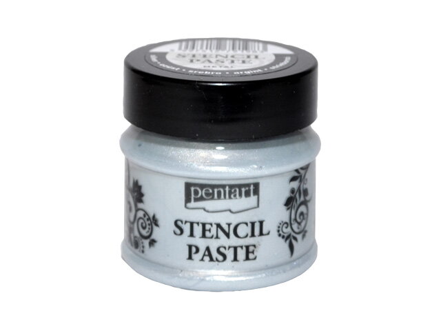 Šablonovací pasta PENTART 50ml - stříbrná