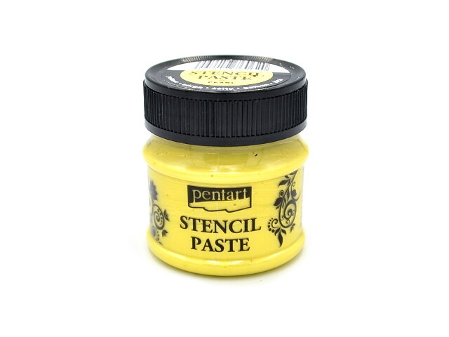 Šablonovací pasta PENTART 50ml - perleťová žlutá