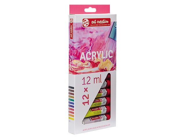 Sada akrylových barev v tubě TALENS - 12x12ml