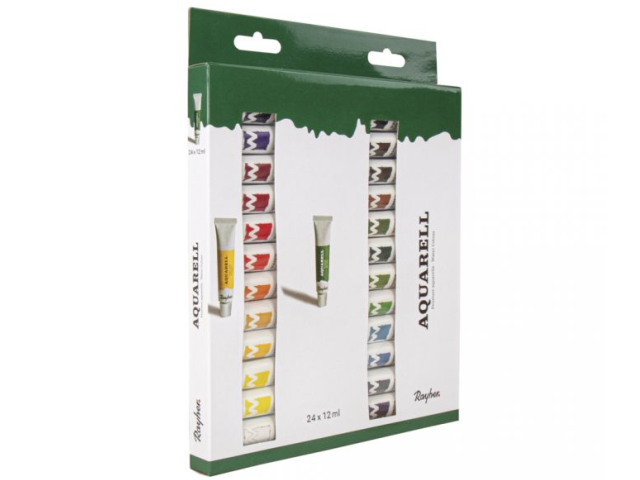 Sada akvarelových barev RAYHER 24x12ml