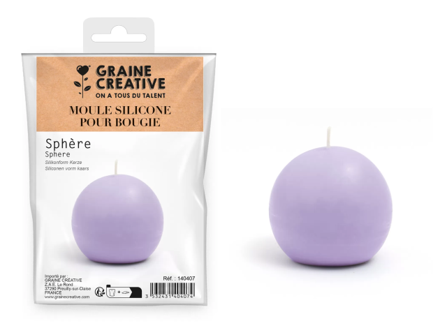 Silikonová odlévací forma na svíčku - koule