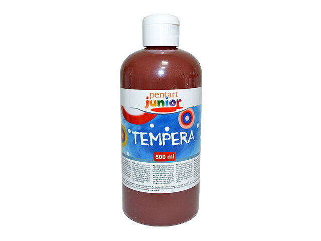 Temperová barva PENTART JUNIOR 500ml - hnědá