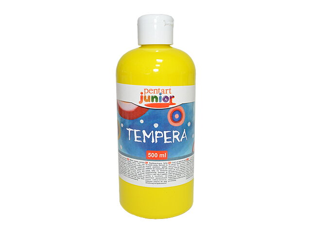 Temperová barva PENTART JUNIOR 500ml - žlutá