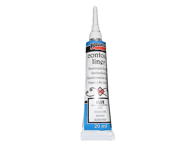 Univerzální kontura Pentart 20ml - modrá