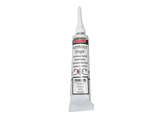 Univerzální kontura Pentart 20ml - perleť pistácie