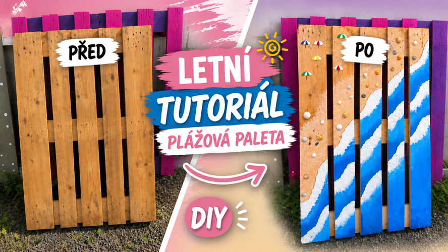 Letní plážová paleta s Fiber pastou