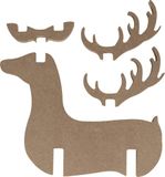 MDF dřevěná dekorace ARTEMIO 102x66,5cm - skládací jelen