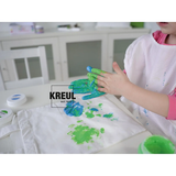 Dětské prstové barvy na textil KREUL Mucki - 6x150ml