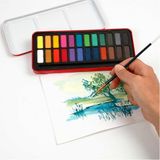 Akvarelové barvy Colortime 24ks