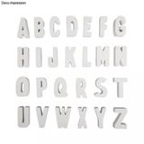 Silikonová odlévací forma - velká abeceda 5cm písmena