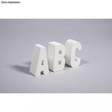 Silikonová odlévací forma - velká abeceda 5cm písmena
