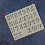 Silikonová odlévací forma - ozdobná abeceda