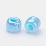 Korálky Rokajl 2mm 20g - perleťové světle modré