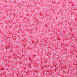 Korálky Rokajl 3mm 20g - perleťové růžové