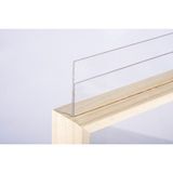 Dřevěný oboustranný rám se sklem - A4