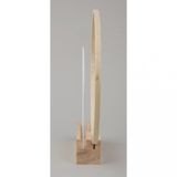 Dřevěný stojan na bambusové nebo kovové kruhy - lapače