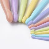 Plastové háčky na crochet - háčkování 12ks - barevné