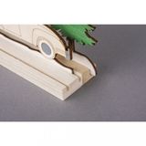 Dřevěný stojan na dýhové výřezy, tabulky, jmenovky - 3 řadový