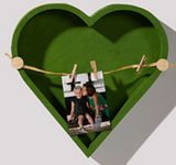 Dřevěná miska srdce - 21x20x3 cm