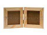 Dřevěný rámeček na dětské otisky - surové dřevo
