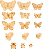 Dýhové výřezy 21ks - motýly
