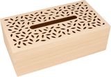 Dřevěná krabička ARTEMIO box na ubrousky se vzorovaným poklopem