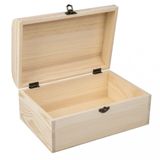 Dřevěná krabice - kufřík oblý 24x15cm