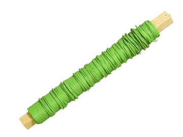 Aranžérský papírový drát 0,55mm - zelený