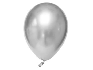 Balóny 10ks metalické - stříbrné