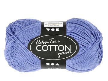 Bavlněná příze certifikovaná Oeko-Tex® 50g 8/4 170m - jeans modrá