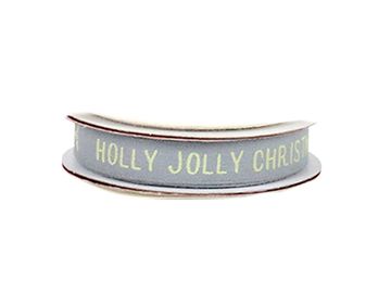 Bavlněná stuha 10mm - 2m - Holly Jolly Christmas